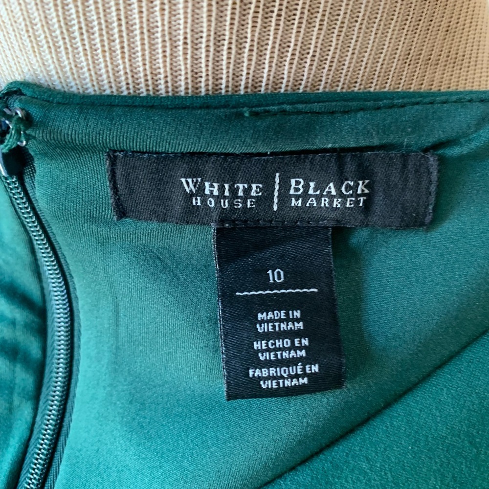 White House Black Market Green Dress - Picture 6 of 12